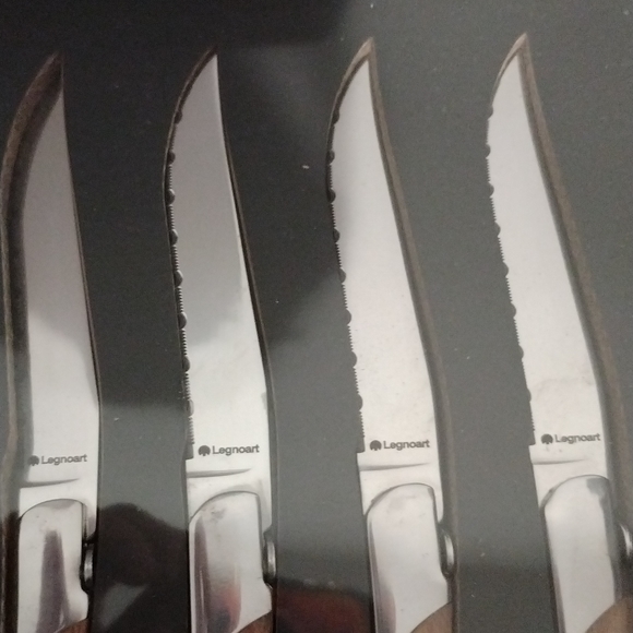 Legnoart set of four sirloin steak knives - Picture 4 of 7